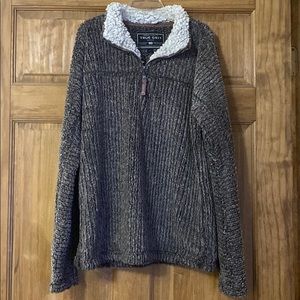 True Grit half zip pull over
